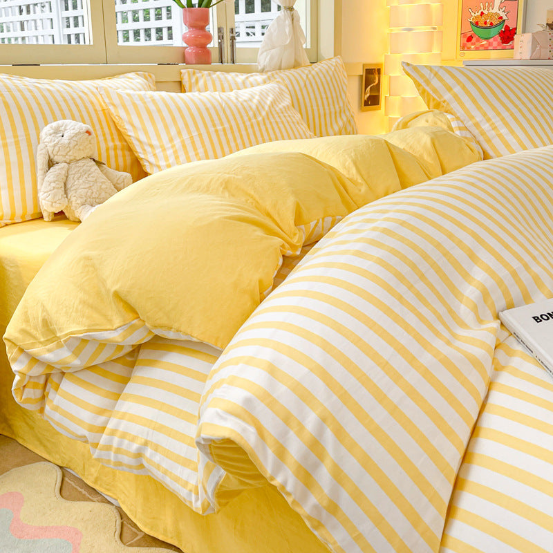 Nantong Die Shi Bridge Four-piece set of quilt covers and bedding