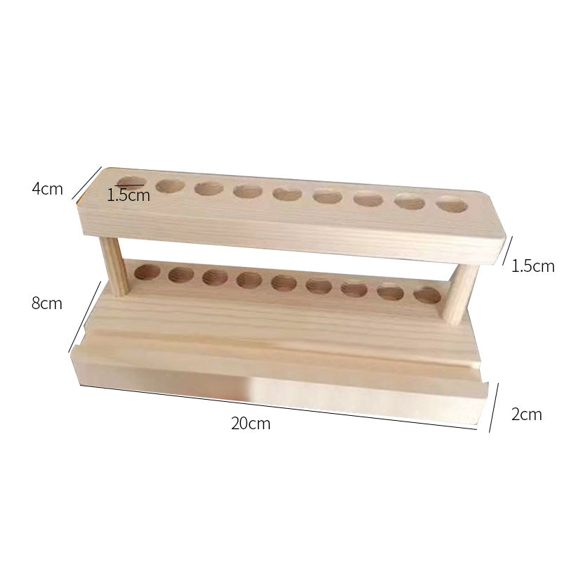 Multi-Functional Wooden Pen Holder