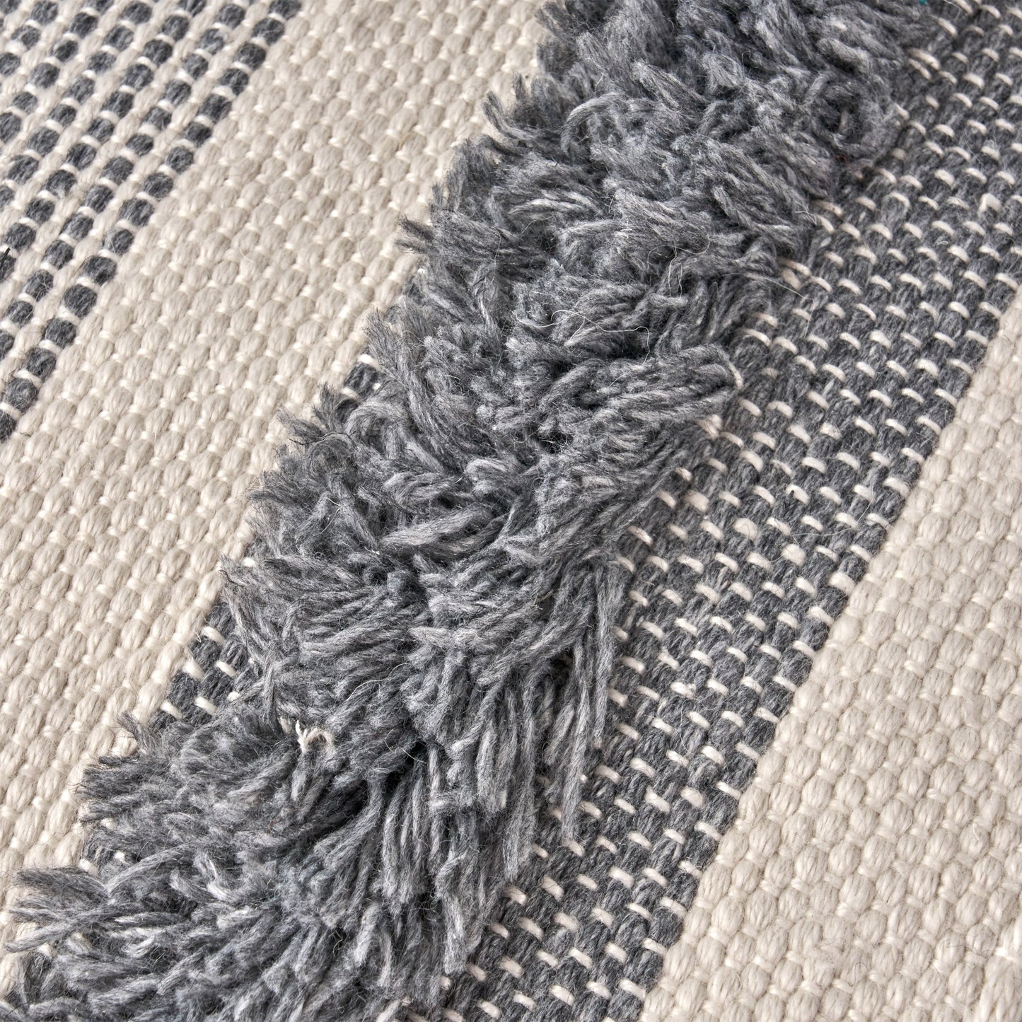 Karim Faux Yarn Large Pouf