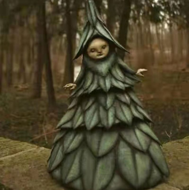 Halloween Witch Resin Garden Decor