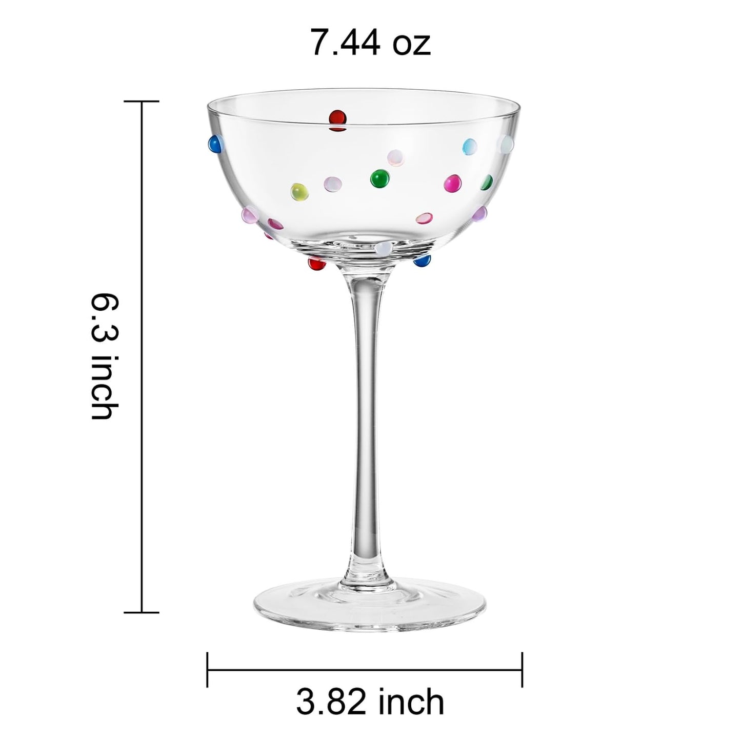 Khen Confetti Coupe - Set of 2