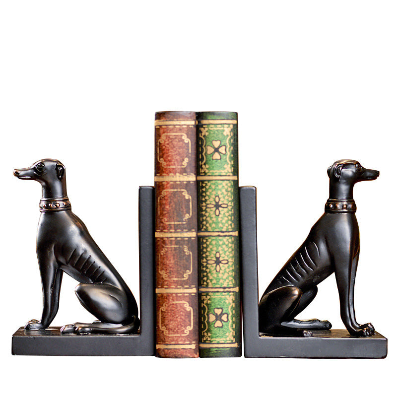 Large Resin Dog Decor Ornament for Home Office