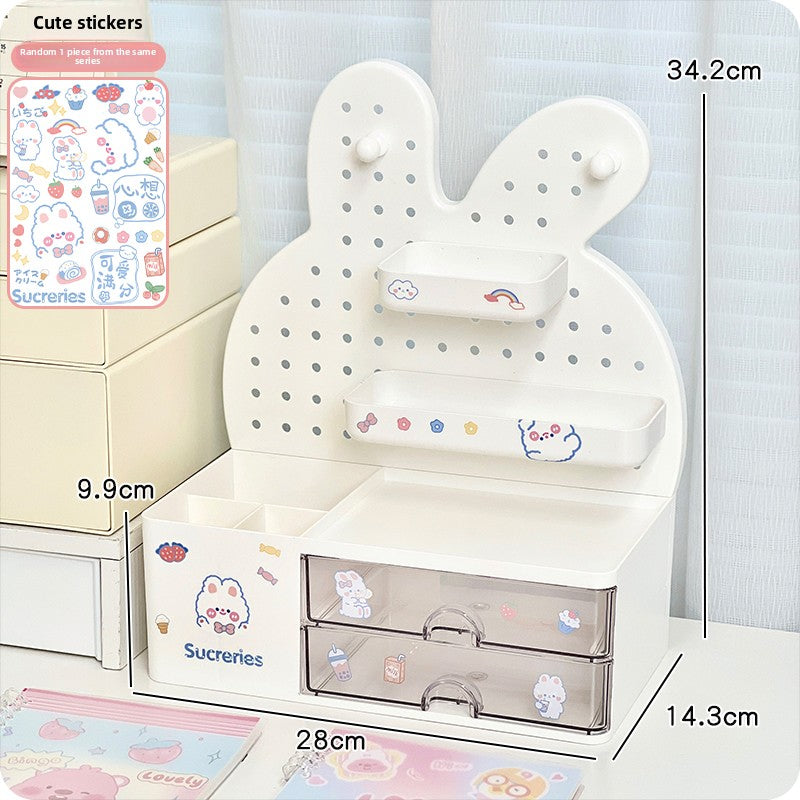 Office study desk storage rack