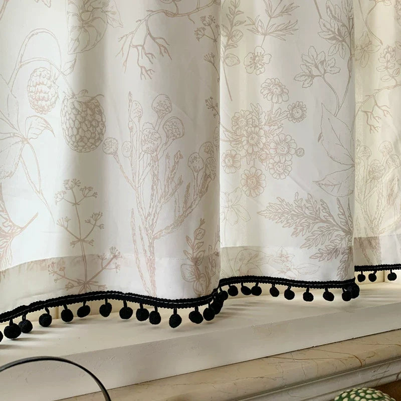 Scandinavian Kitchen Curtain