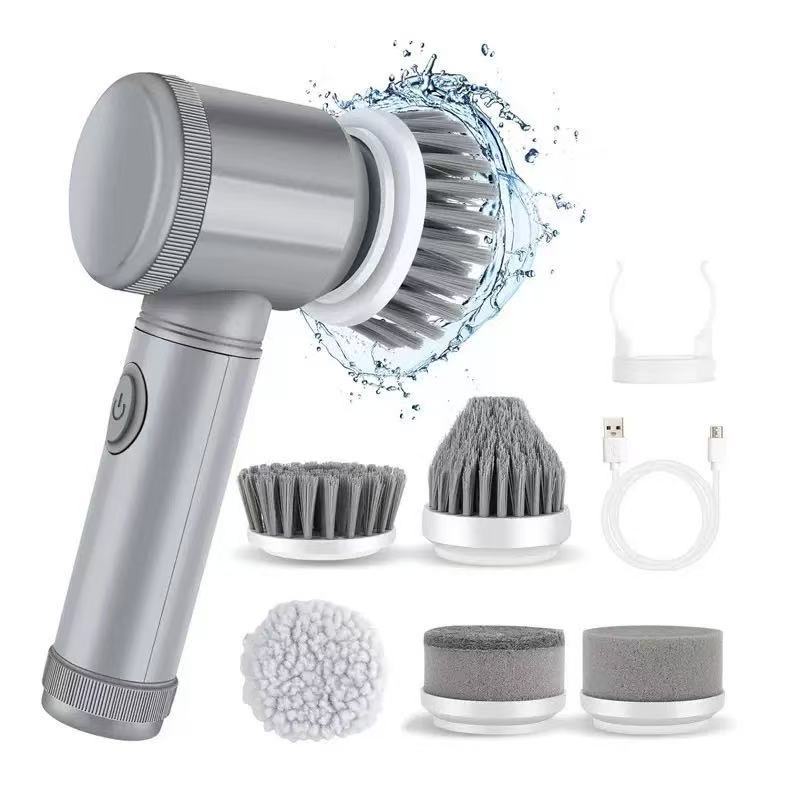 Multi-Functional Handheld Wireless Electric Cleaning Brush