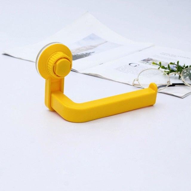 Acrylic Toilet Paper Holder Tissue Rack Wall Mounted Bathroom Kitchen Roll Holder Paper Tissue Rack Hook Modern Black Hanger Toilet Tissue Roll Holders Dispenser And Hangers Wall Mounted For Bathroom Kitchen