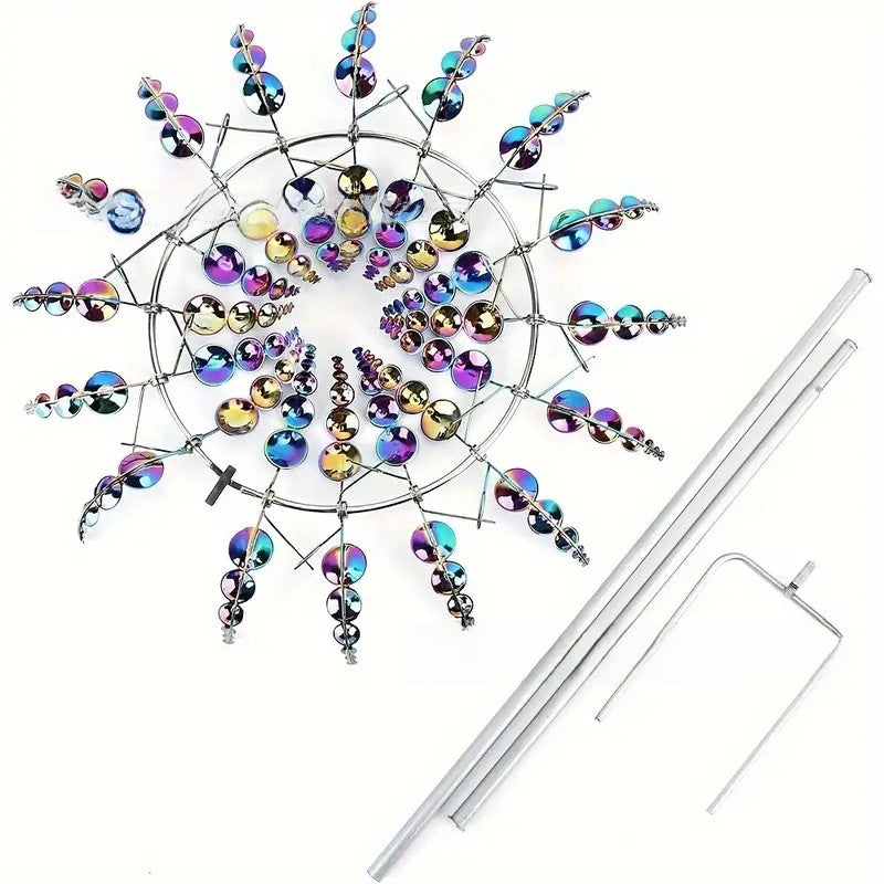 Metal Garden Windmill Decor