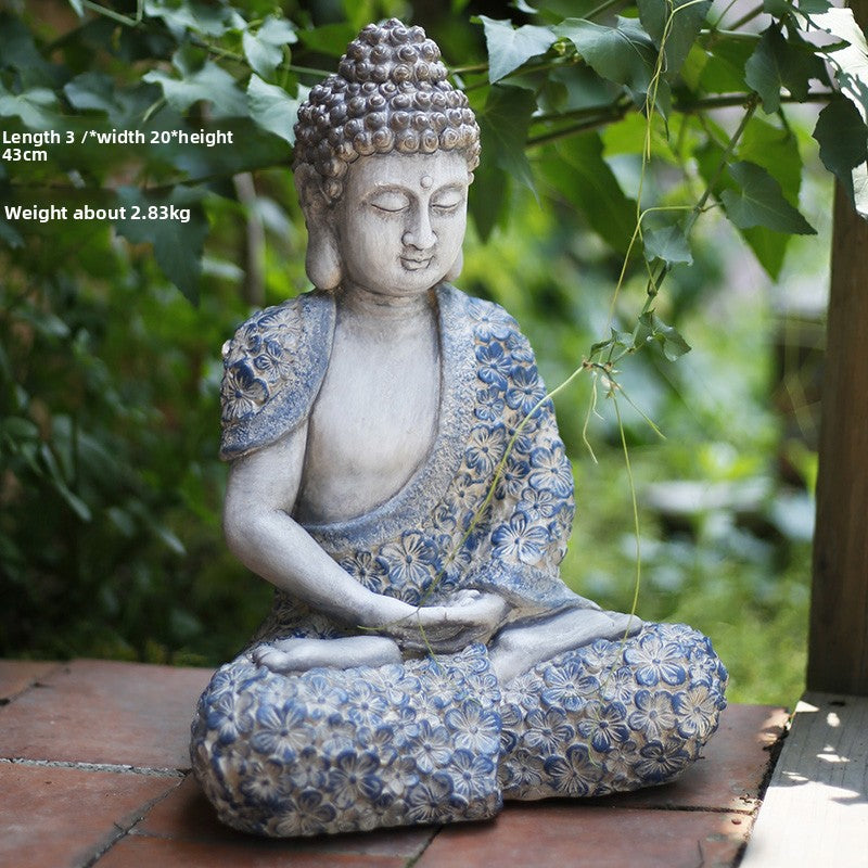Zen Buddha Statue Flower Pot