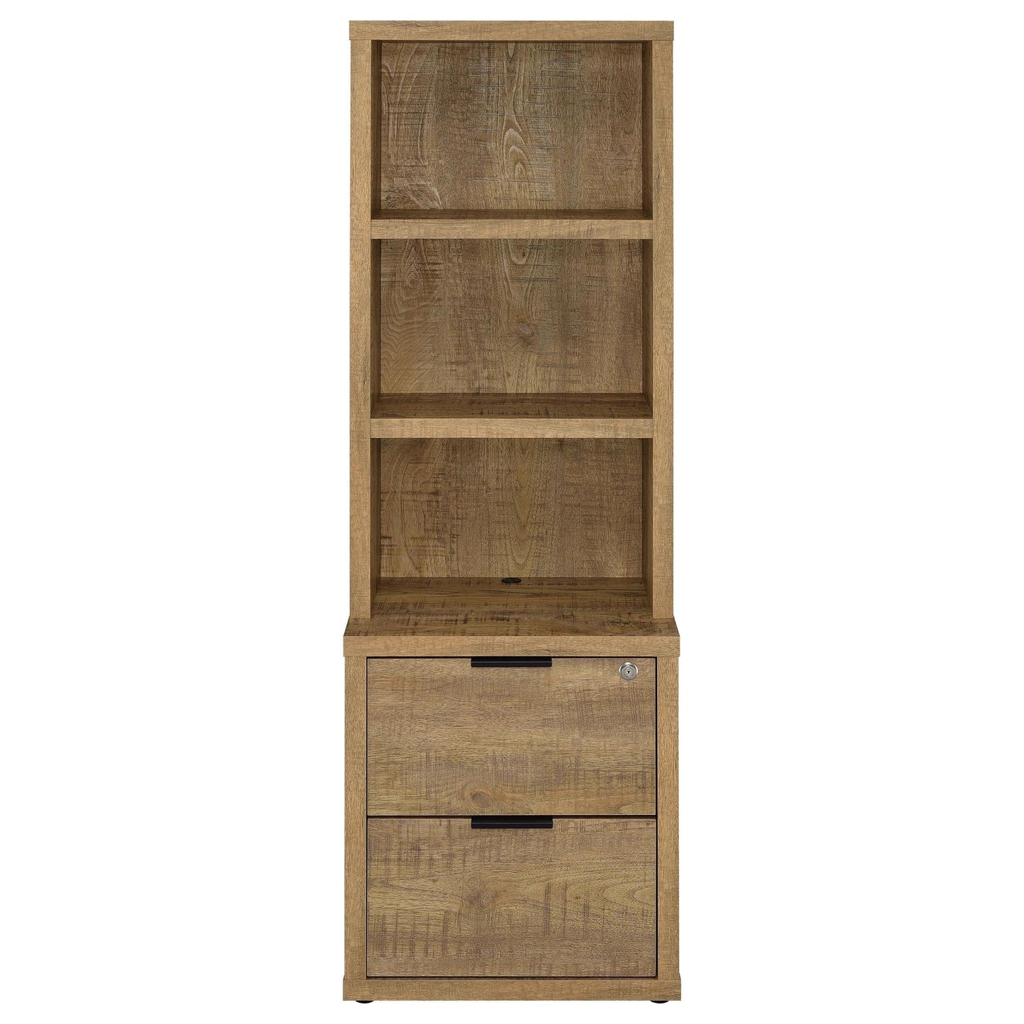 Westpark 3-piece Wall Unit Bookcase Set with USB Mango