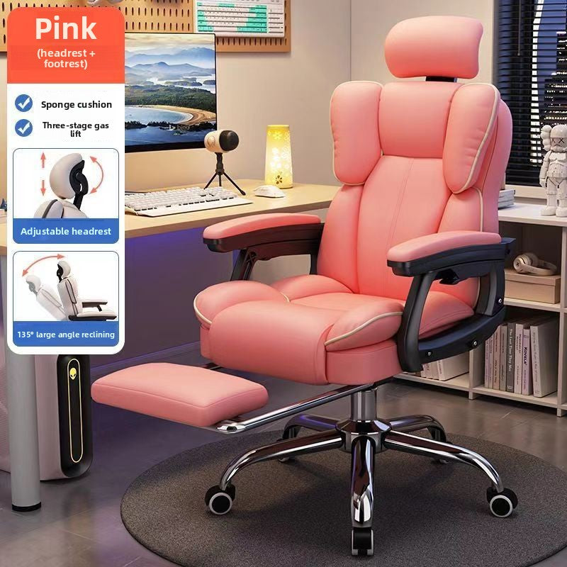 Ergonomic Swivel Office Chair with Adjustable Features