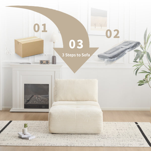 single sofa in living room