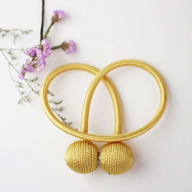 Magnetic Curtain Buckle Holder Tieback Window Accessories Curtain Decorative Curtain Tiebacks Magnetic Curtain Tiebacks European Style Decorative Curtain Drape Tie With Strong Magnetic For Home And Office Decoration