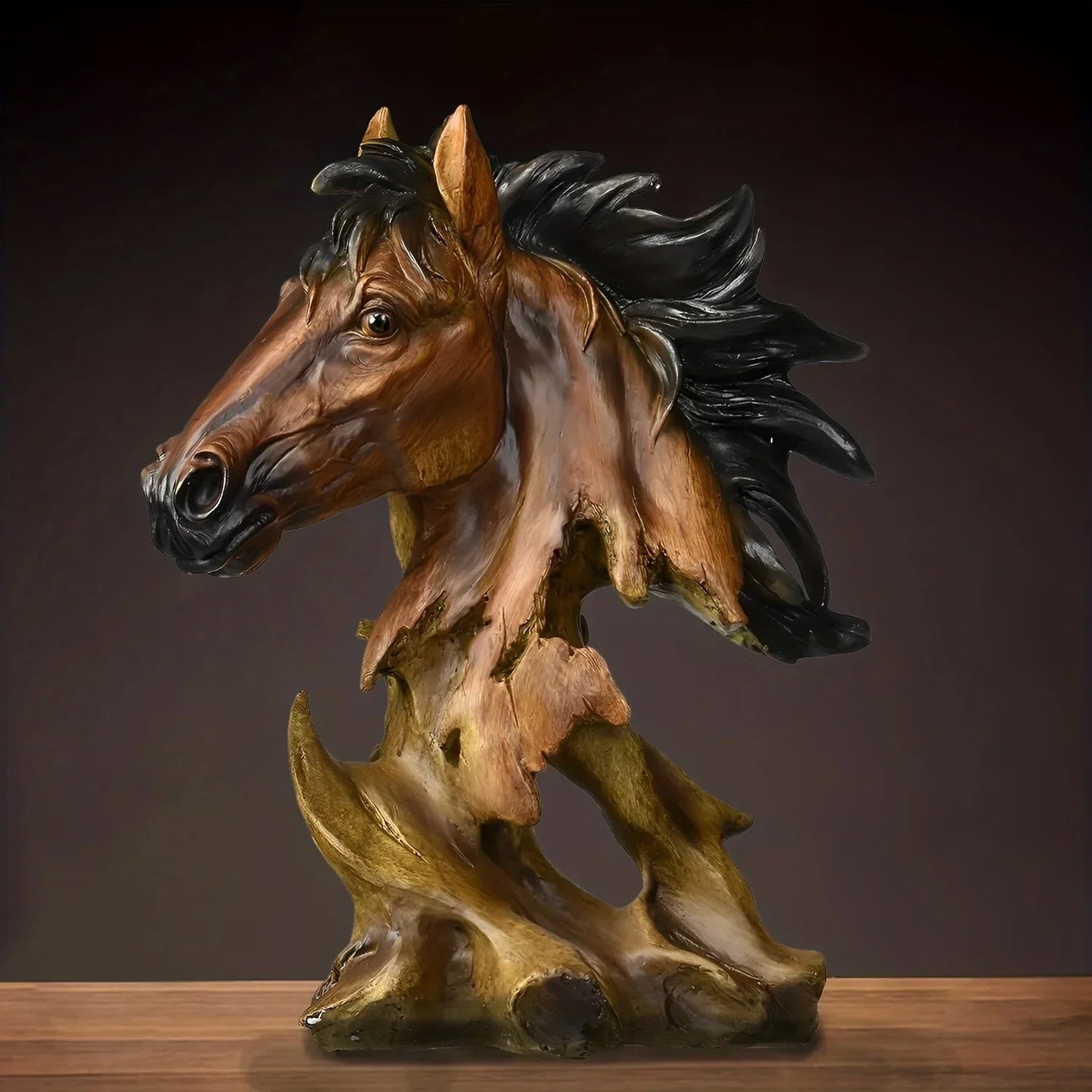 Sculpture - Decorative Metal Horse Head