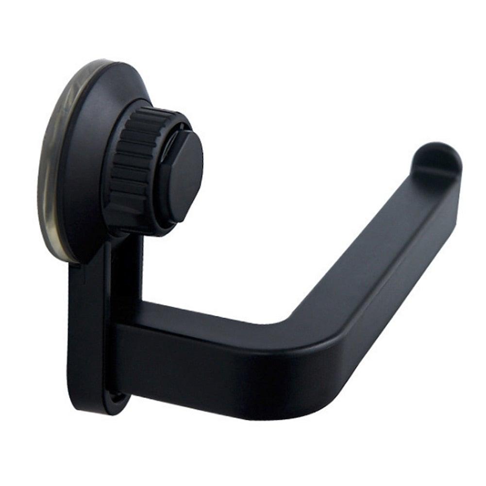 Toilet Paper Holder Super Storage Suction Cup Wall Mount Removable Rack Suction Cup Toilet Paper Holder Wall Mount Plastic Tissue Roll Dispenser For Bathroom And Kitchen