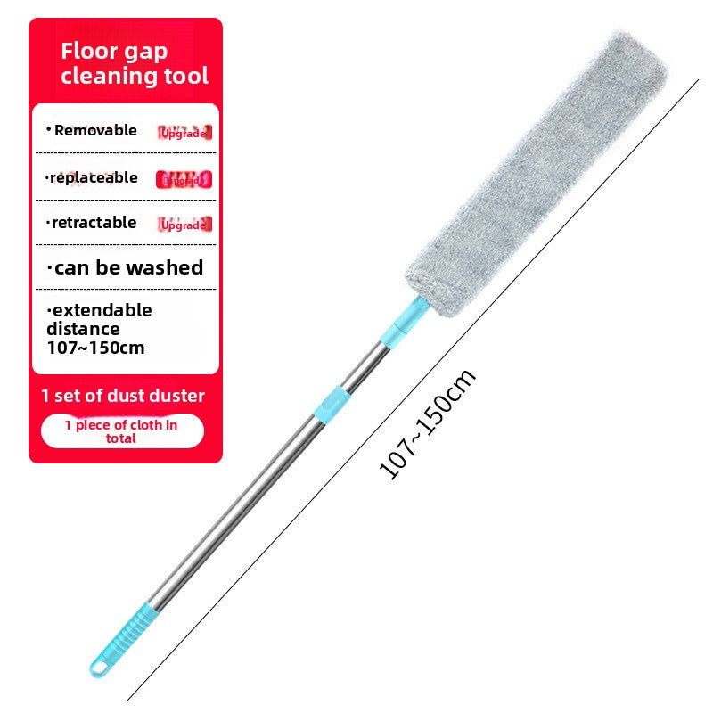 Retractable Under-Bed Duster Cleaning Tool