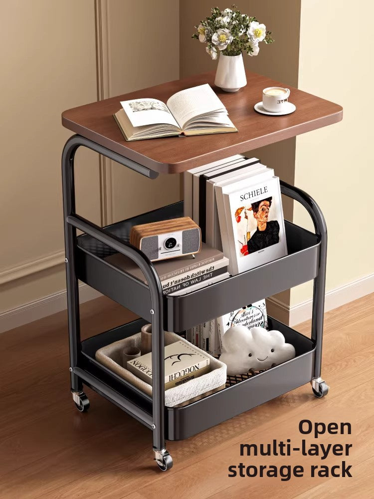 Movable Multi-Tier Storage Cart with Wheels