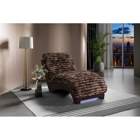Denise Java Accent Chaise With USB Support