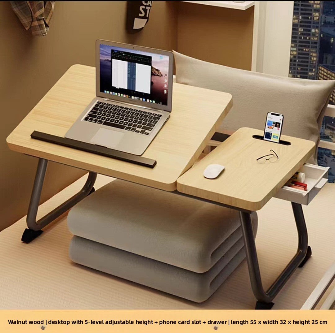 Adjustable Laptop Desk with Cup Holder