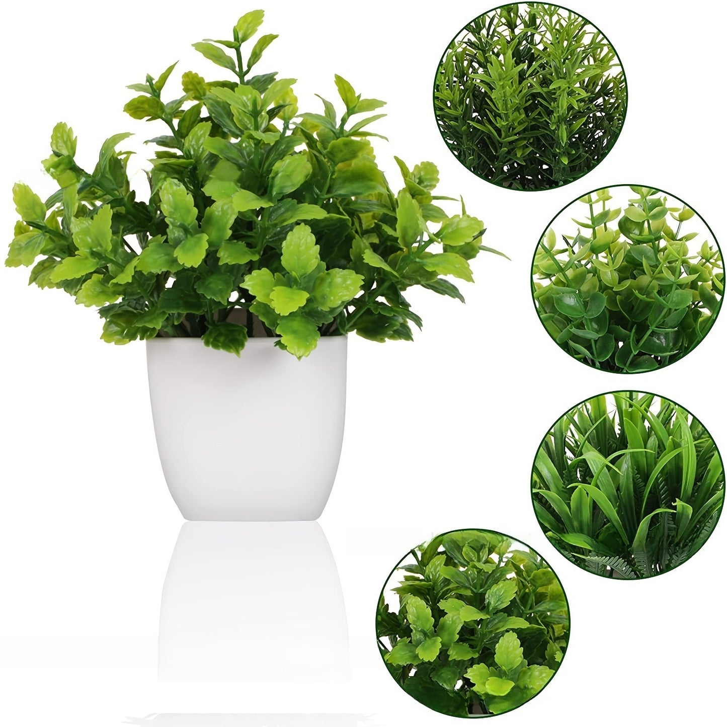 Simulated Plastic Potted Plants for Decoration