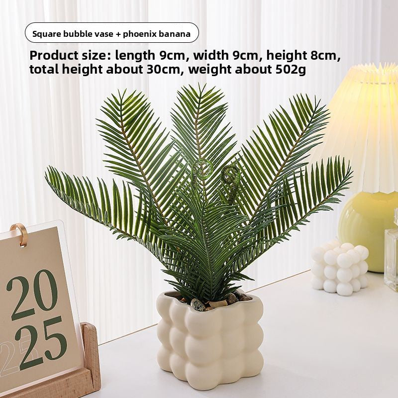 Small pot plant ornaments