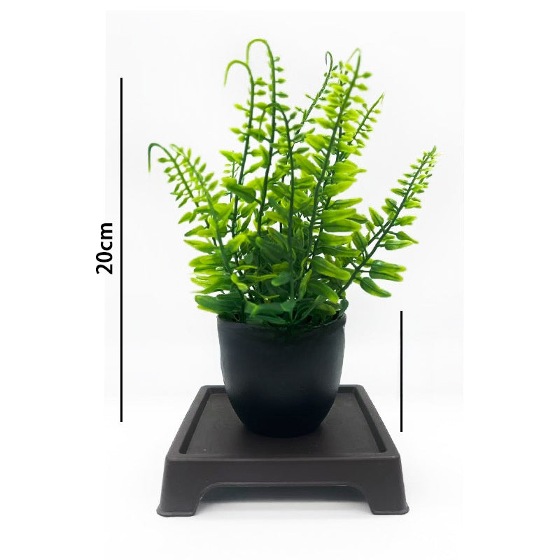 Small Plastic Potted Eucalyptus Artificial Plants