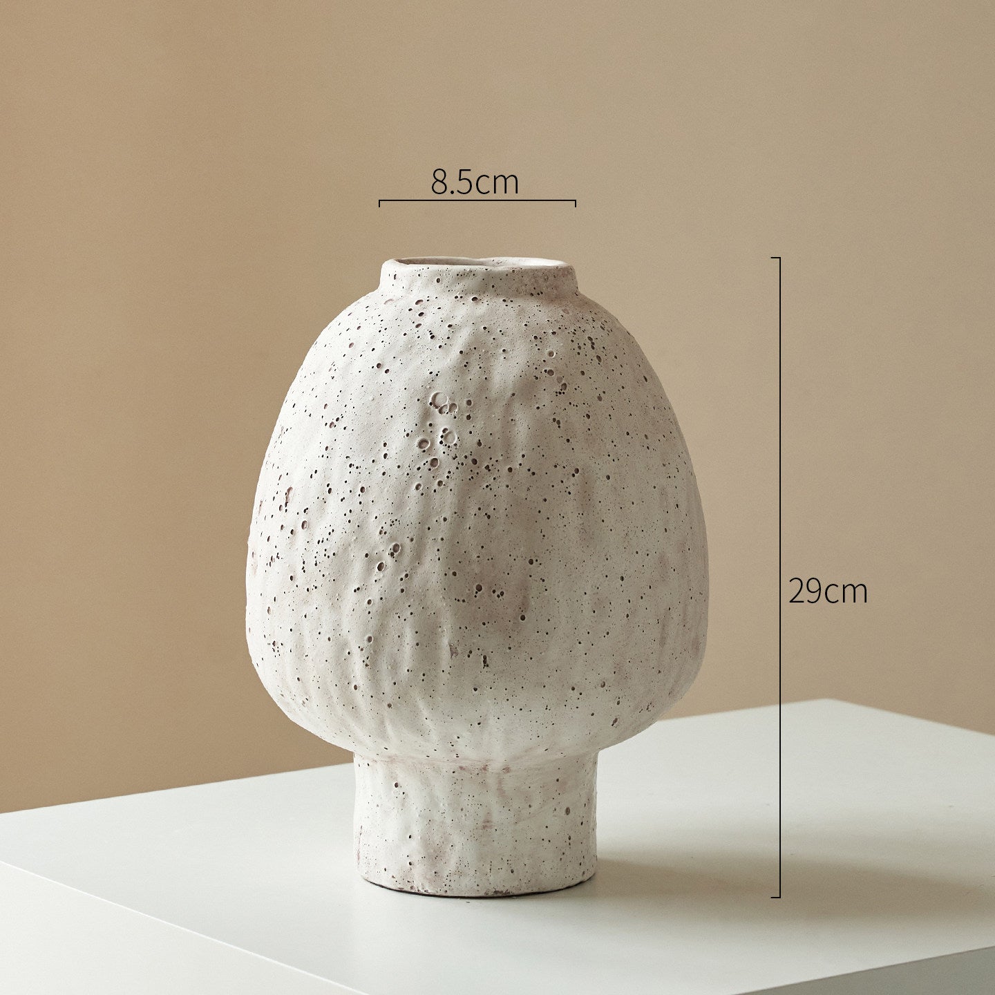 Ceramic Vase with Artificial Sophora Flower