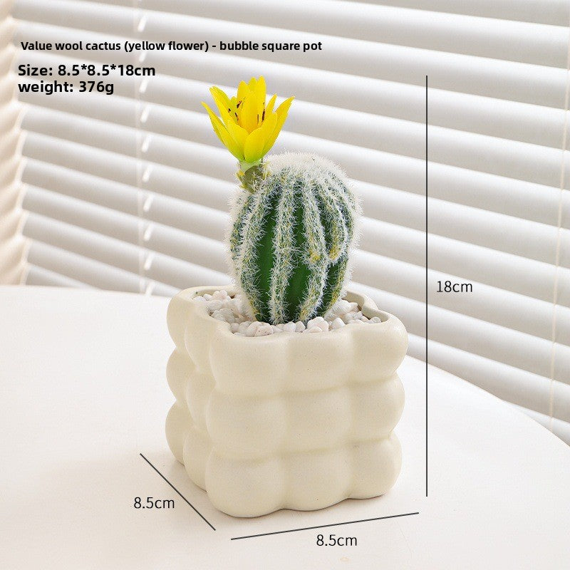Small pot plant ornaments