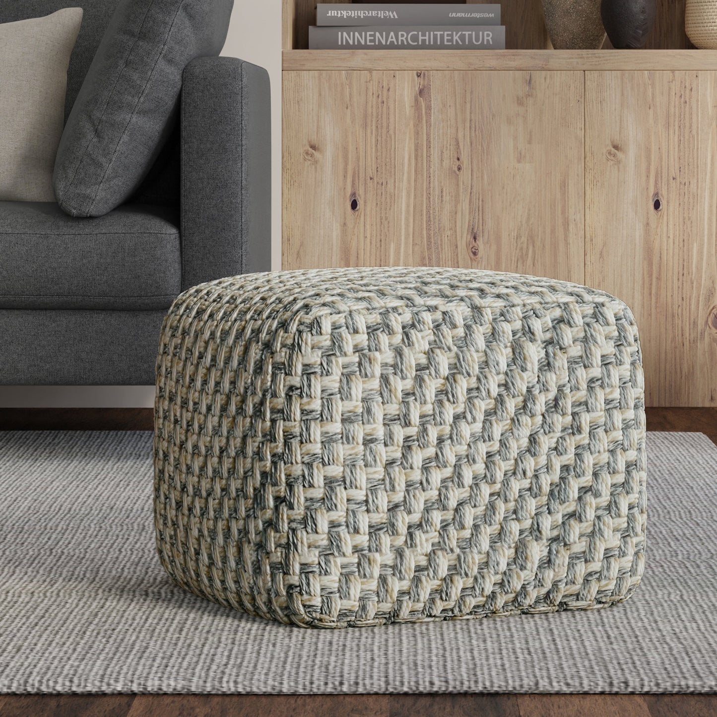 Beatrix Square Pouf