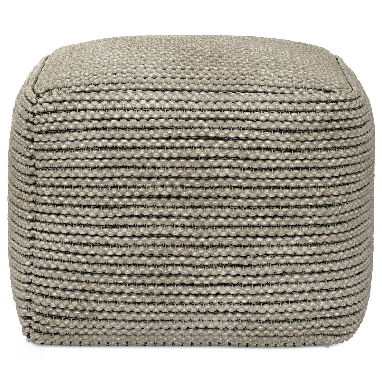 Eastmont 18 Inch Wide Square Pouf