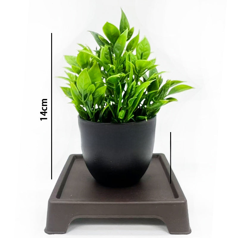 Small Plastic Potted Eucalyptus Artificial Plants