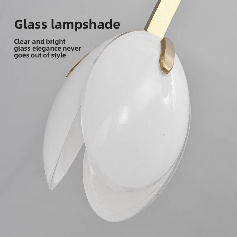 French Nordic Tulip Chandelier Light