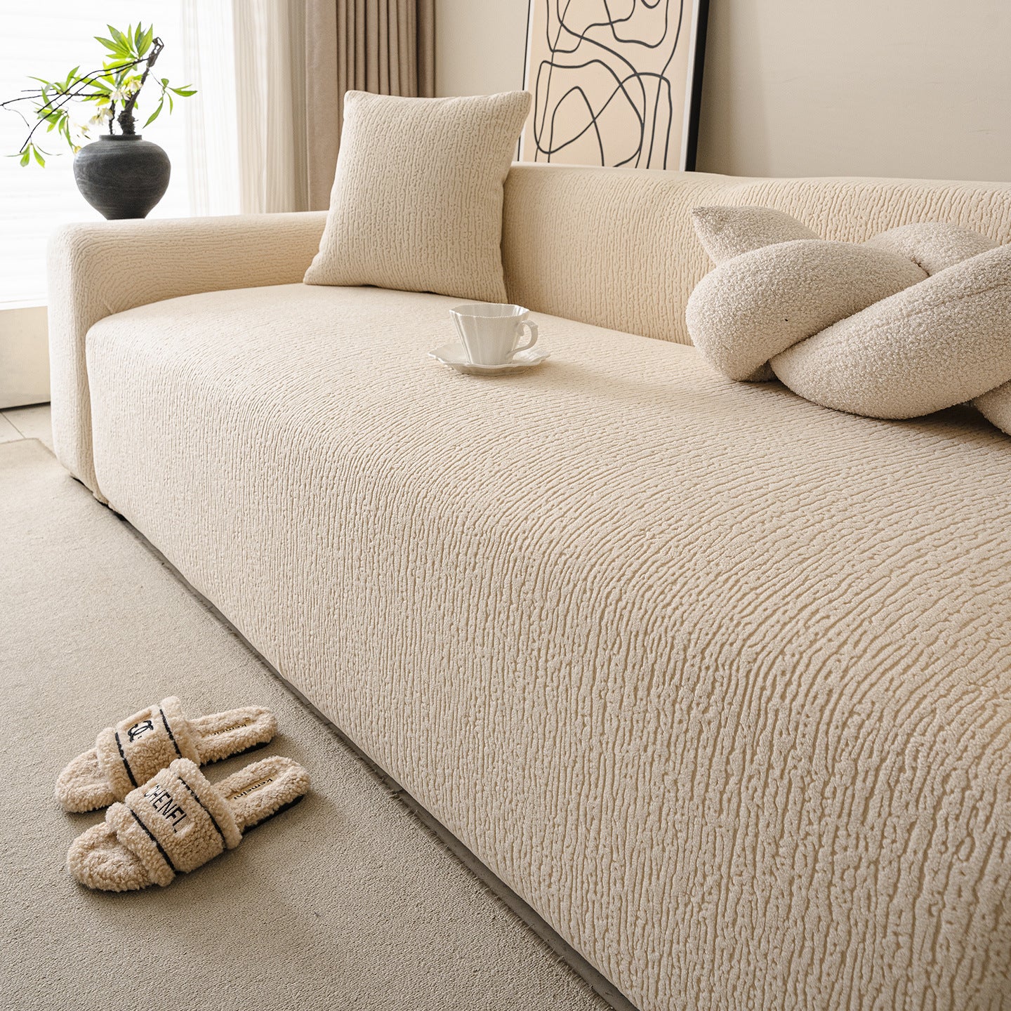 Elegant Universal Anti-Slip Sofa Cover Set