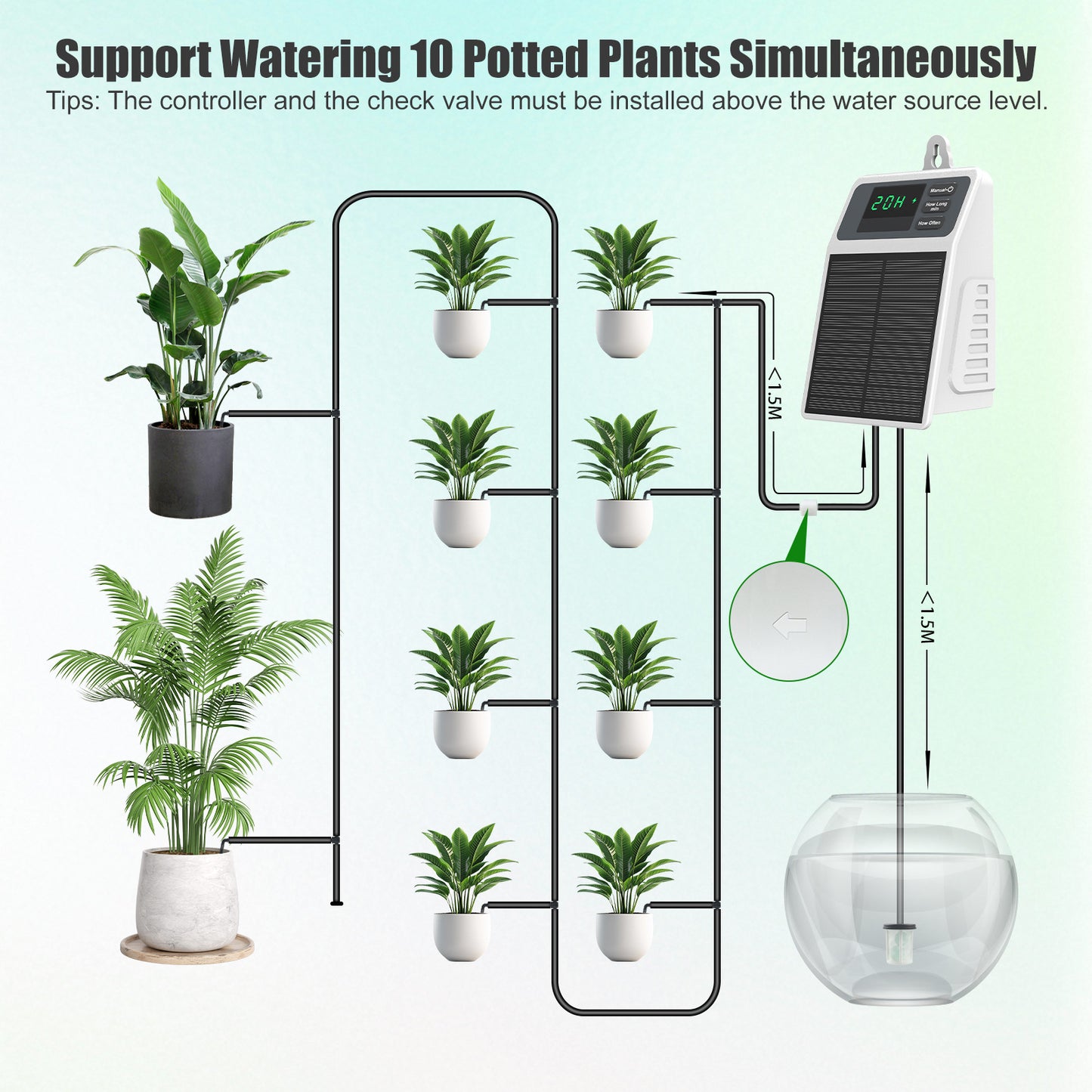 Solar Automatic Drip Irrigation Kit