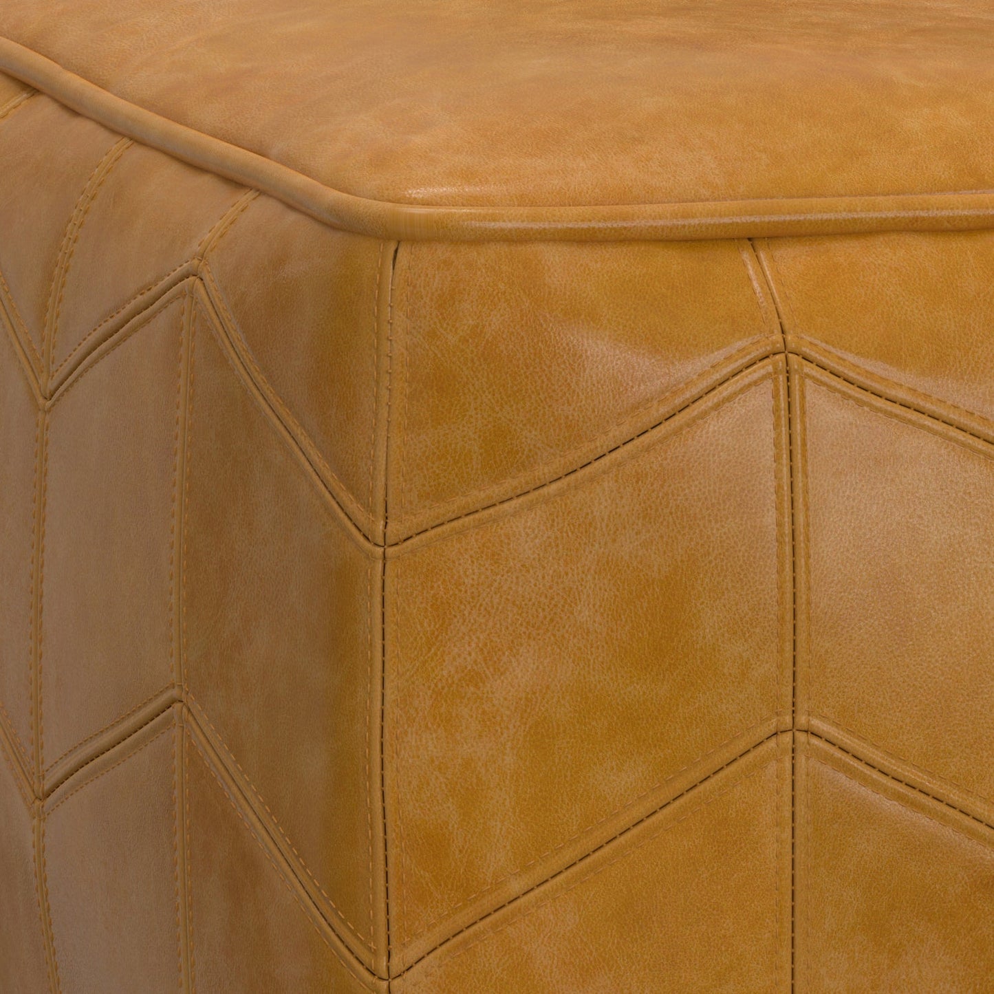 Morden 18 Inch Wide Square Pouf