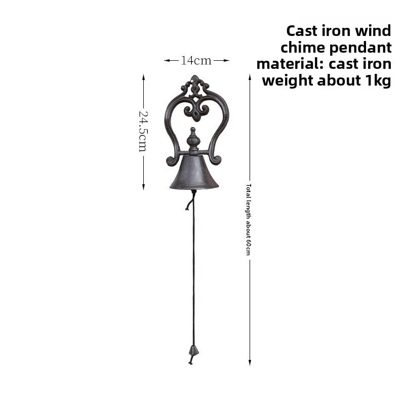 Vintage Cast Iron Garden Bell