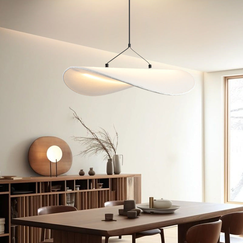 Japanese Style Silk Pendant Light