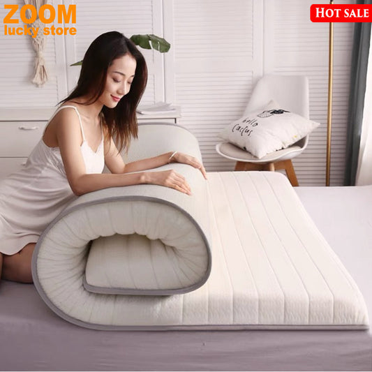Natural Latex Mattress Topper Pad with Memory Foam