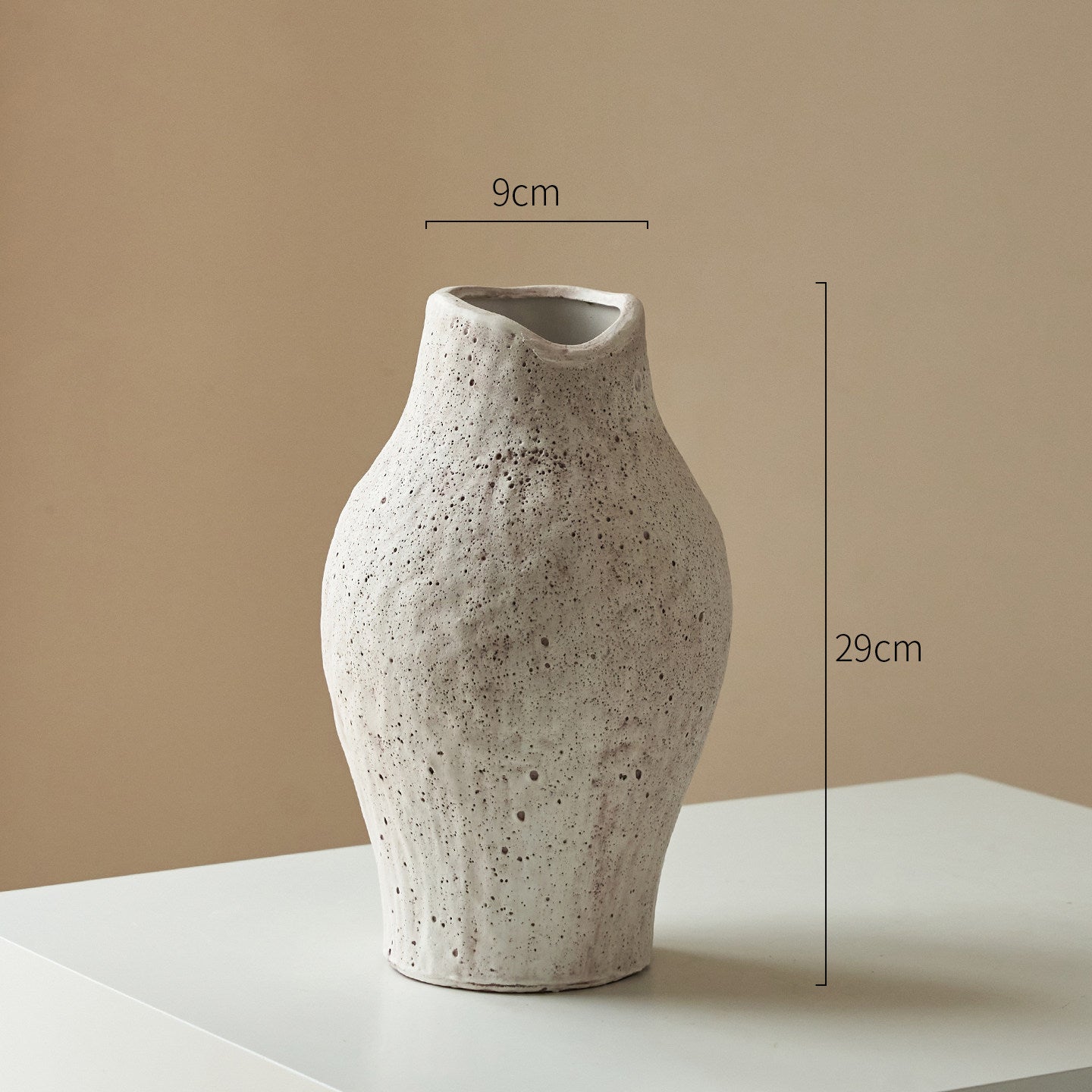 Ceramic Vase with Artificial Sophora Flower