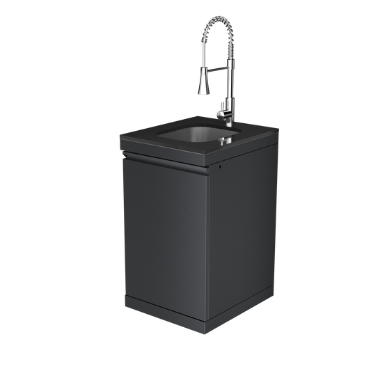 Sink Cabinet with Tap Stainless Steel Outdoor Kitchen Islands