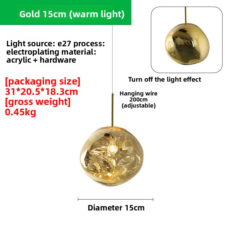 Nordic Creative Lava Chandelier LED Hanging Light