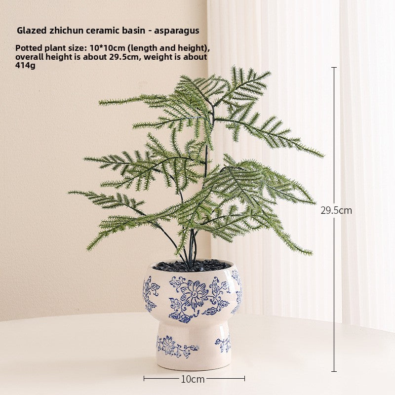 Small pot plant ornaments