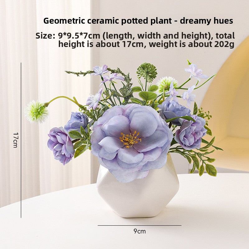 Small pot plant ornaments