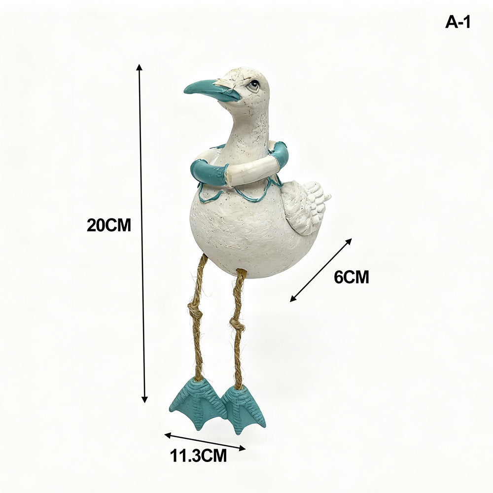 Hanging Seabird Resin Garden Ornaments