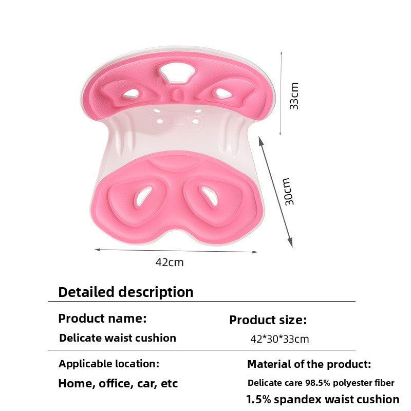 Ergonomic Memory Foam Lumbar Support Cushion