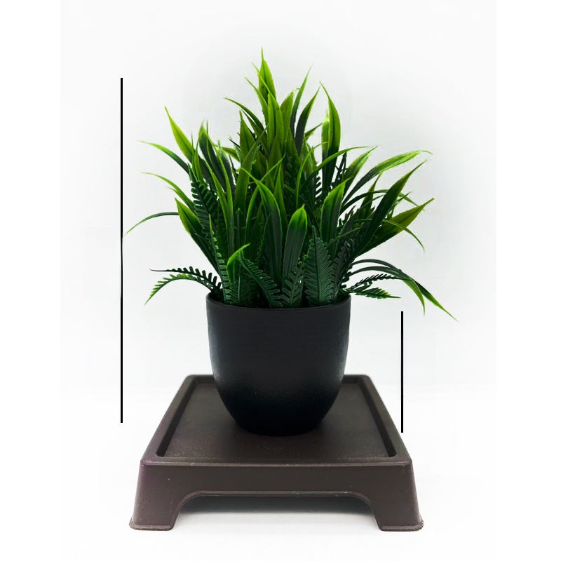 Small Plastic Potted Eucalyptus Artificial Plants