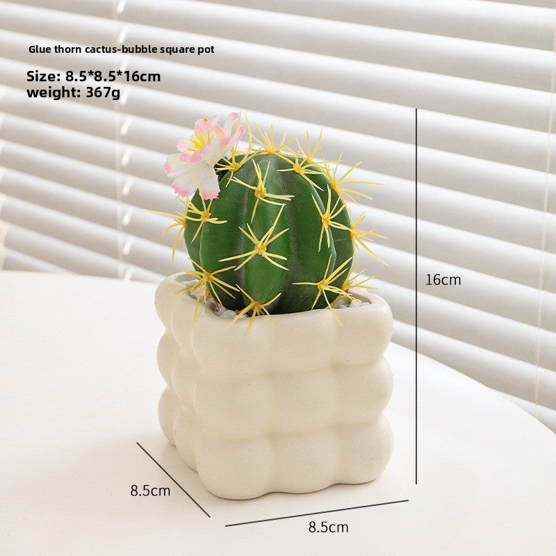 Small pot plant ornaments