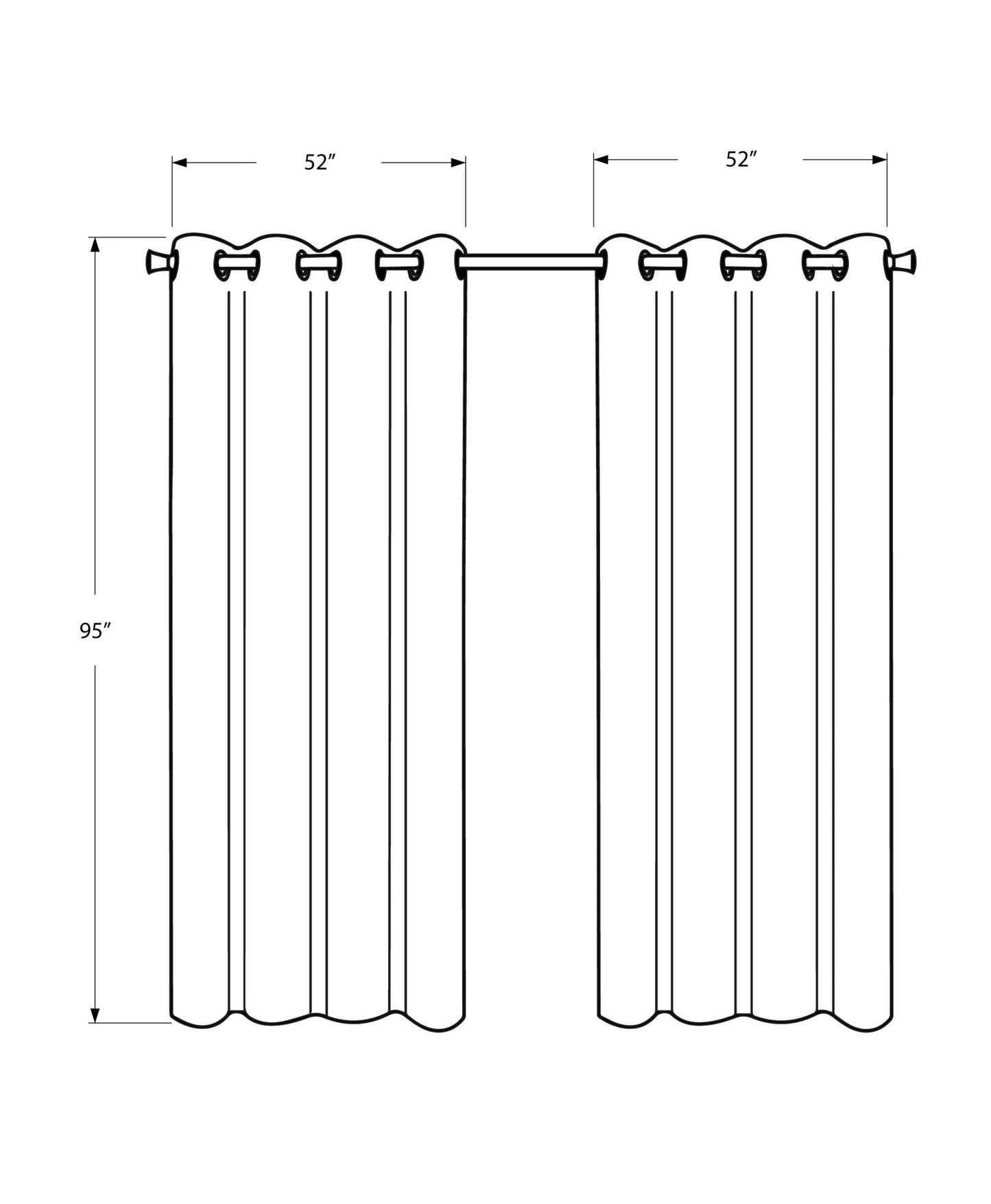 2-Piece Blackout Curtain Panel Set