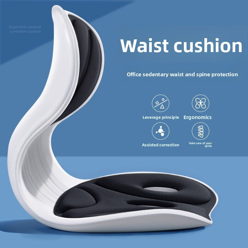 Ergonomic Memory Foam Lumbar Support Cushion