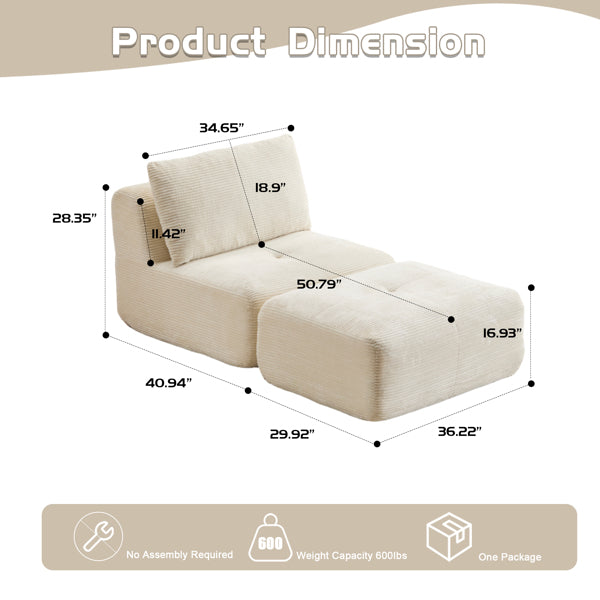 single sofa in living room