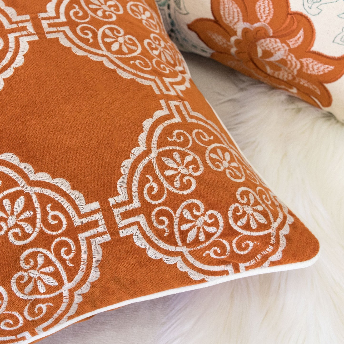 Burnt Velvet Pillow